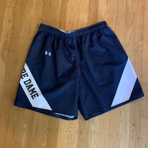 Notre Dame Under Armor women’s basketball shorts
